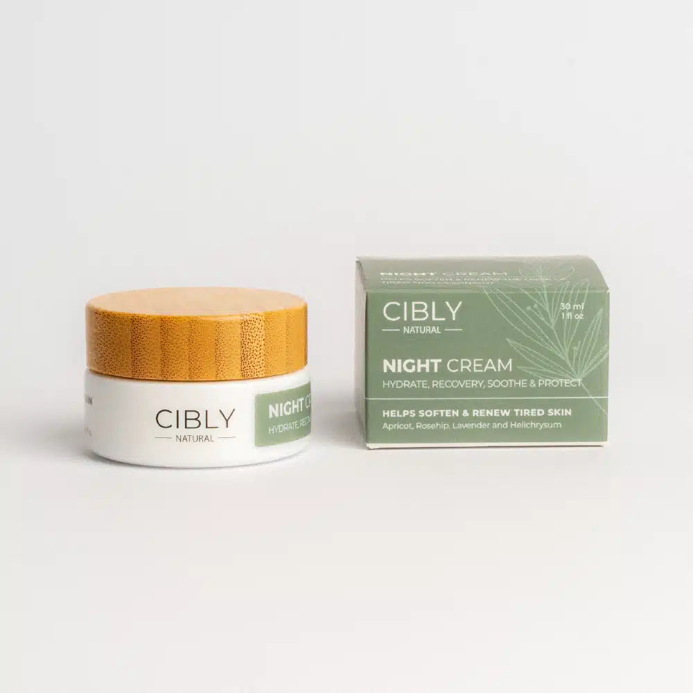 Noćna krema za lice – obnavlja i zaglađuje kožu tijekom noći (30 ml)